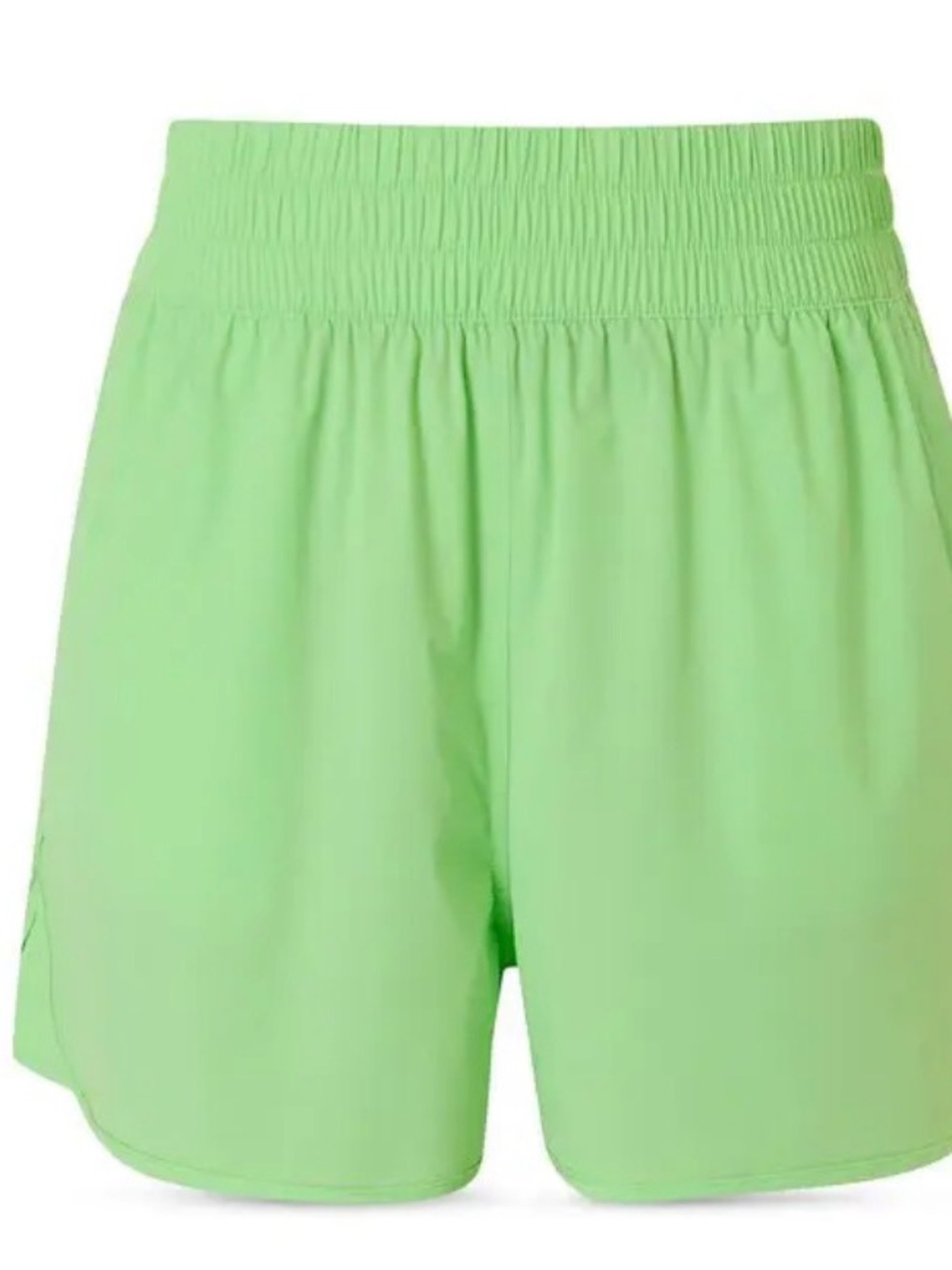 Sweaty Betty Relay Shell Shorts Sz L Zest Green running training lightweight - Picture 4 of 15